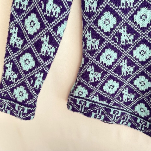 Peruvian Knit Alpaca Hooded Pullover Sweater - Picture 5 of 10